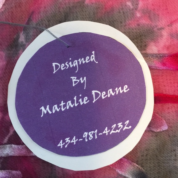 Mataline Deane Silk & Rayon Designer Scarf NWT - Picture 3 of 7